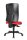 Topstar Bürostuhl Open X (N), OX1000 G210 Stoff rot, Gestell schwarz