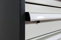 Simplaflex® Systemeinrichter C-Line Werkstattwagen grau 5 Schubladen