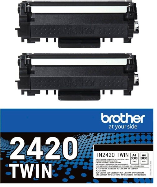 brother TN-2420TWIN  schwarz Toner, 2er-Set