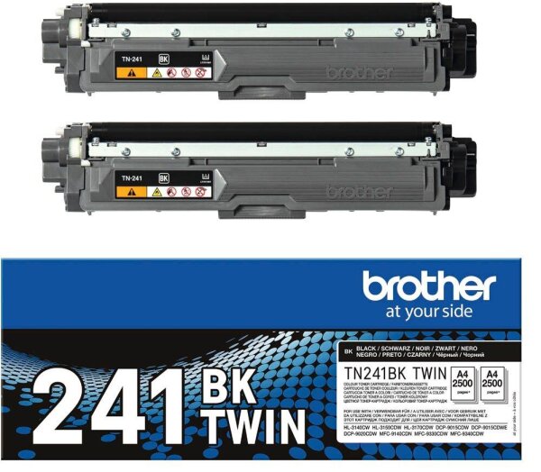 brother TN-241BKTWIN  schwarz Toner, 2er-Set