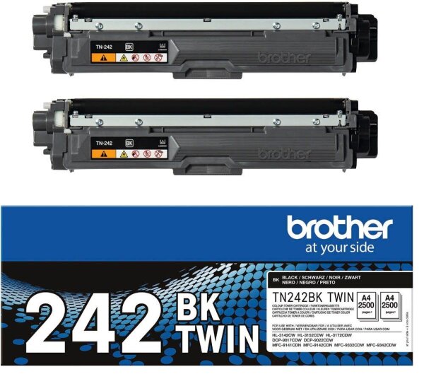 brother TN-242BKTWIN  schwarz Toner, 2er-Set