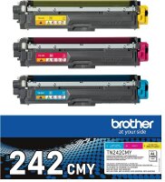 brother TN-242CMY  cyan, magenta, gelb Toner, 3er-Set