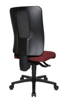 Topstar Bürostuhl Open X (N), OX1000 G270 Stoff rot, Gestell schwarz