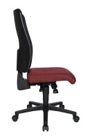 Topstar Bürostuhl Open X (N), OX1000 G270 Stoff rot, Gestell schwarz