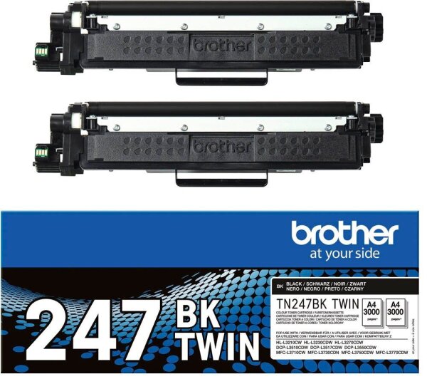 brother TN-247BKTWIN  schwarz Toner, 2er-Set