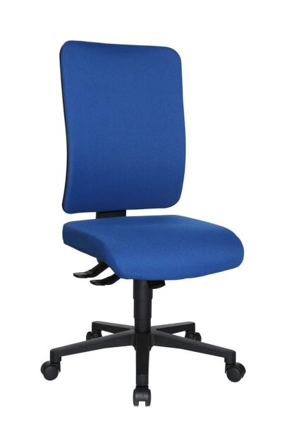 Topstar Bürostuhl Open X (P), OX4000 T26 Stoff blau, Gestell schwarz