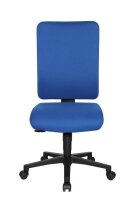 Topstar Bürostuhl Open X (P), OX4000 T26 Stoff blau, Gestell schwarz