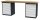 Simplaflex® Systemeinrichter Werkbank C-Line anthrazit, RAL 7016, lichtgrau, RAL 7035 14 Schubladen 250,0 x 60,0 x 96,0 cm