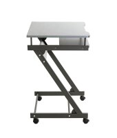 HAKU Möbel PC-Tisch mit Rollen anthrazit 60,0 x 49,0 x 75,0 cm