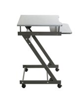 HAKU Möbel PC-Tisch mit Rollen anthrazit 60,0 x 49,0 x 75,0 cm