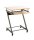 HAKU Möbel PC-Tisch mit Rollen eiche hell 60,0 x 49,0 x 75,0 cm