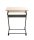 HAKU Möbel PC-Tisch mit Rollen eiche hell 60,0 x 49,0 x 75,0 cm