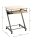 HAKU Möbel PC-Tisch mit Rollen eiche hell 60,0 x 49,0 x 75,0 cm