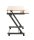 HAKU Möbel PC-Tisch mit Rollen eiche hell 60,0 x 49,0 x 75,0 cm