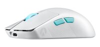 ASUS ROG Harpe Ace Aim Lab Edition Gaming-Maus kabellos weiß