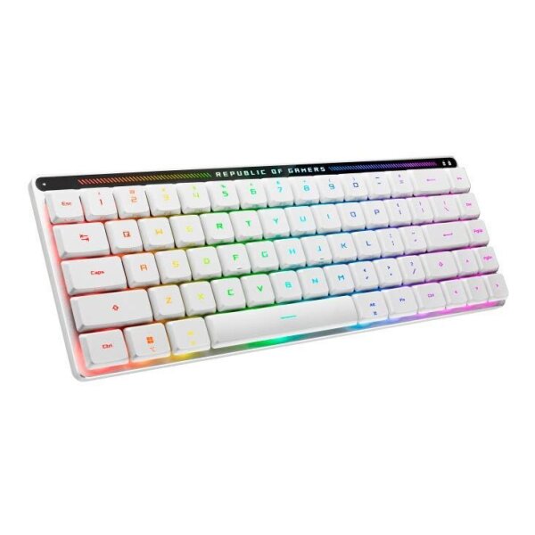 ASUS ROG Falchion RX Low Profile Gaming-Tastatur kabellos weiß