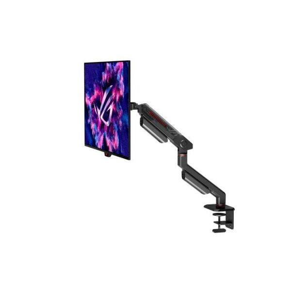 ASUS Monitor-Halterung ROG Ergo schwarz für 1 Monitor, Tischklemme