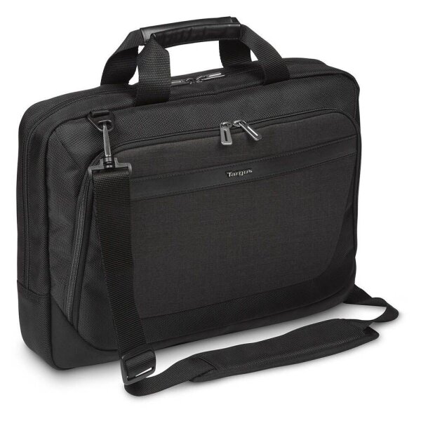 Targus Laptoptasche CitySmart Slimline Topload Kunstfaser schwarz/grau TBT914EU