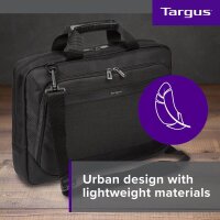 Targus Laptoptasche CitySmart Slimline Topload Kunstfaser schwarz/grau TBT914EU