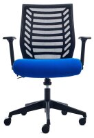 rocada Bürostuhl, RD-907/3 Stoff blau, Gestell schwarz