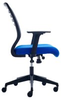 rocada Bürostuhl, RD-907/3 Stoff blau, Gestell schwarz