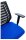rocada Bürostuhl, RD-907/3 Stoff blau, Gestell schwarz
