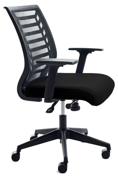 rocada Bürostuhl, RD-907/4 Stoff schwarz, Gestell schwarz