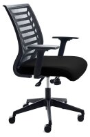 rocada Bürostuhl, RD-907/4 Stoff schwarz, Gestell...