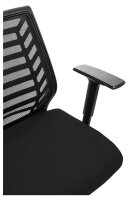 rocada Bürostuhl, RD-907/4 Stoff schwarz, Gestell schwarz
