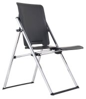 rocada Klappstühle RD-992 schwarz Kunststoff, 2 St.