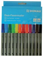 DONAU Filzstifte farbsortiert, 12 St.