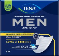 TENA Slipeinlagen MEN ACTIVE FIT LEVEL 2, 10 St.