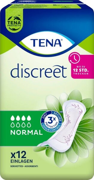 TENA Slipeinlagen discreet NORMAL, 12 St.
