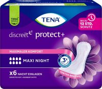 TENA Slipeinlagen discreet protect+ MAXI NIGHT, 6 St.