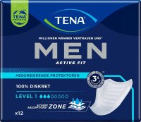 TENA Slipeinlagen MEN ACTIVE FIT LEVEL 1, 12 St.