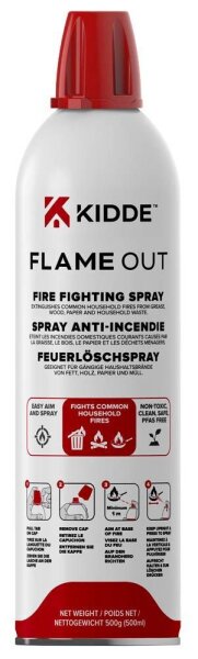 Kidde KSF 500 Feuerlöscher Pulver 0,5 l