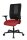 Topstar Bürostuhl Sitness Open X (N) Deluxe, OX300TW2 T210 Stoff rot, Gestell schwarz