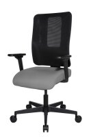 Topstar Bürostuhl Sitness Open X (N) Deluxe, OX300TW2 T230 Stoff grau, Gestell schwarz