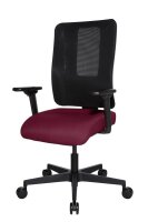 Topstar Bürostuhl Sitness Open X (N) Deluxe, OX300TW2 T270 Stoff rot, Gestell schwarz
