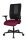 Topstar Bürostuhl Sitness Open X (N) Deluxe, OX300TW2 T270 Stoff rot, Gestell schwarz