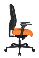 Topstar Bürostuhl Sitness Open X (N) Deluxe, OX300TW2 T340 Stoff orange, Gestell schwarz