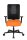 Topstar Bürostuhl Sitness Open X (N) Deluxe, OX300TW2 T340 Stoff orange, Gestell schwarz