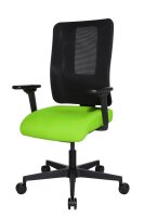 Topstar Bürostuhl Sitness Open X (N) Deluxe, OX300TW2 T350 Stoff grün, Gestell schwarz