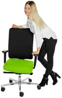 Topstar Bürostuhl Sitness Open X (N) Deluxe, OX300TW2 T350 Stoff grün, Gestell schwarz
