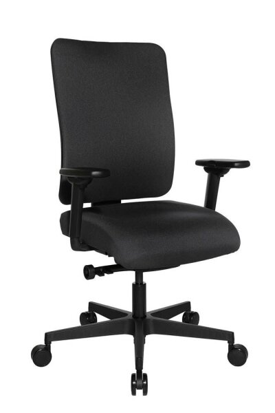 Topstar Bürostuhl Sitness Open X (P) Deluxe, OX600TW2 T22 Stoff anthrazit, Gestell schwarz
