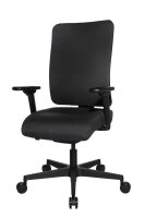 Topstar Bürostuhl Sitness Open X (P) Deluxe, OX600TW2 T22 Stoff anthrazit, Gestell schwarz