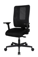Topstar Bürostuhl Sitness Open X (N) Deluxe mit Schiebesitz, OX30WTW2 T200 Stoff schwarz, Gestell schwarz