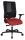 Topstar Bürostuhl Sitness Open X (N) Deluxe mit Schiebesitz, OX30WTW2 T210 Stoff rot, Gestell schwarz