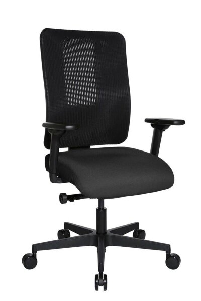 Topstar Bürostuhl Sitness Open X (N) Deluxe mit Schiebesitz, OX30WTW2 T220 Stoff anthrazit, Gestell schwarz
