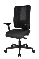 Topstar Bürostuhl Sitness Open X (N) Deluxe mit Schiebesitz, OX30WTW2 T220 Stoff anthrazit, Gestell schwarz